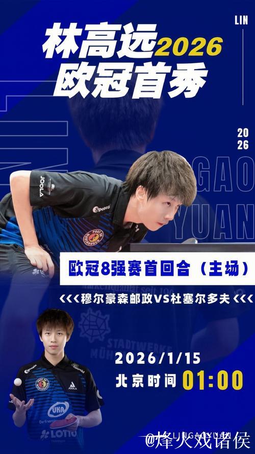 15日1点!林高远首秀登陆欧冠 携三连胜底蕴助穆尔豪森冲八强 15日1点!林高远首秀登陆欧冠 携三连胜底蕴助穆尔豪森冲八强